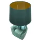 LAMPA NOCNA MIDCENTURY TURKUSOWA Ø 26X43 cm